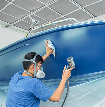 Bottom Painting Finishing
